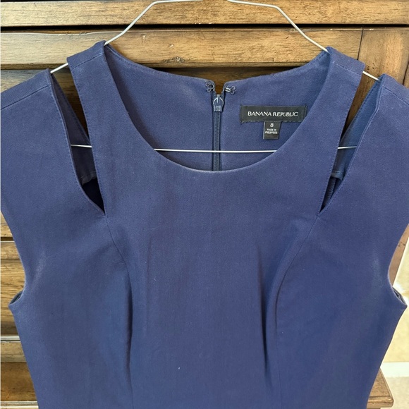 Banana Republic Royal Blue Midi Dress - Picture 2 of 4